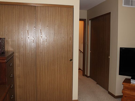 Master bedroom closets