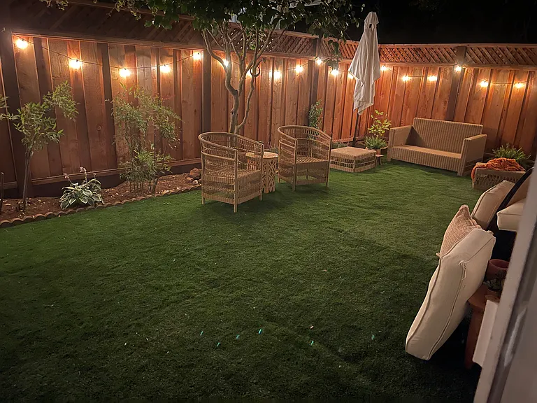 Welcoming back yard space