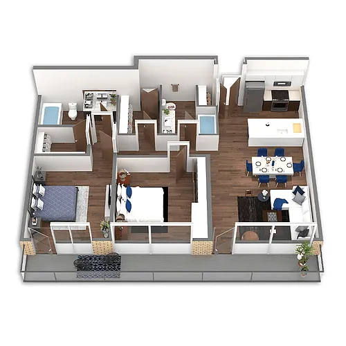 Floor plan Green Platinum Penthouse