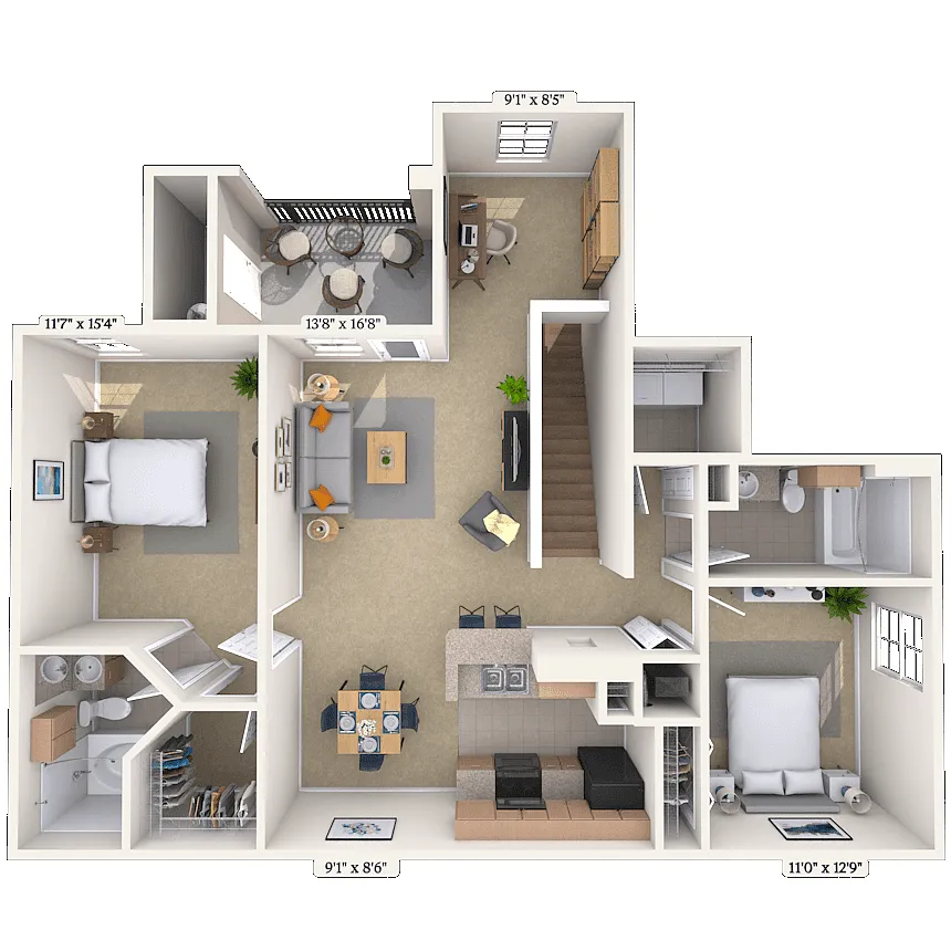 Floor plan 22D