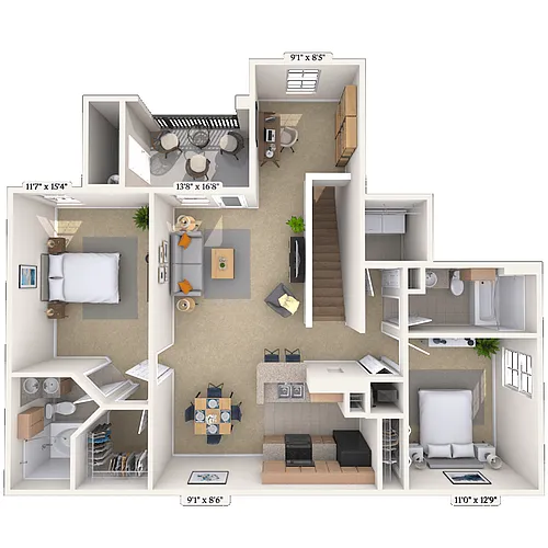Floor plan 22D