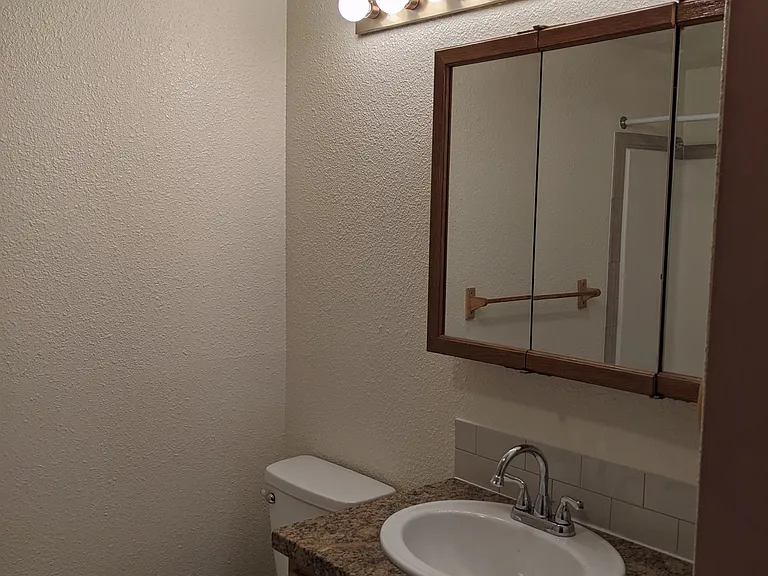 Large ensuite bathroom in primary bedroom