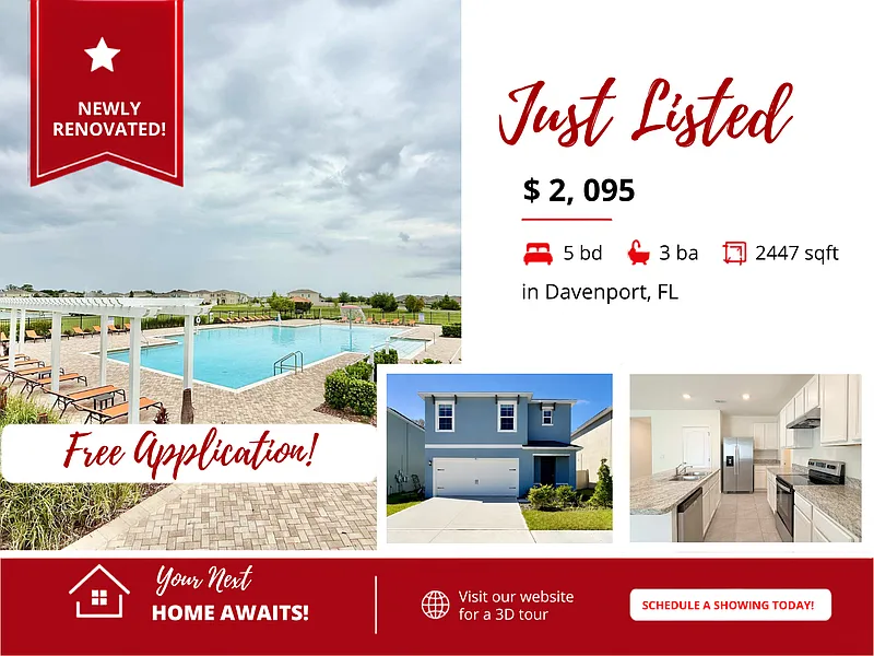 5 bed, 3.0 bath, 2447 sqft, $2,095 — Photo 1