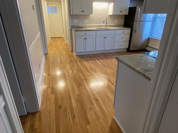 Kitchen and back entrance hallway