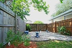 Side yard and garden