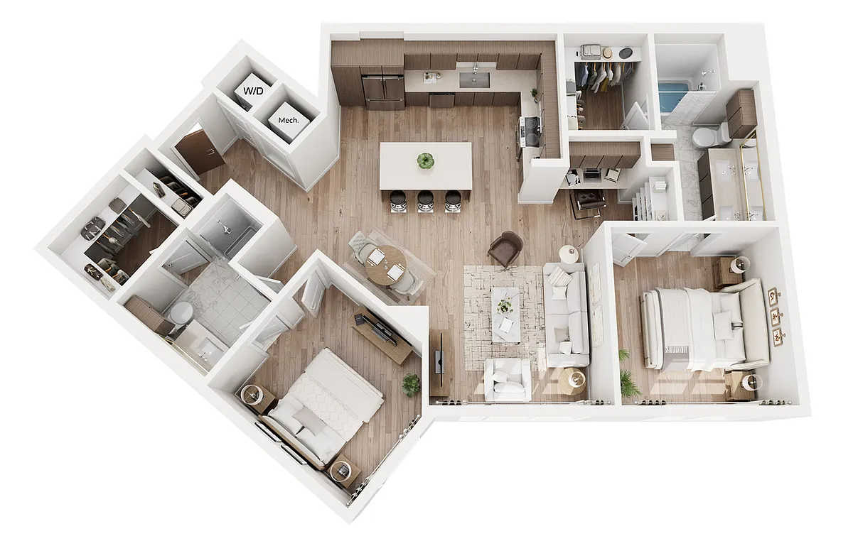 Floor plan Q