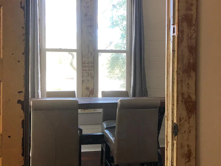 Designated workspace and 2nd Bedroom 
Door Locks Separately with Twin Bed and Privacy Curtains and closet