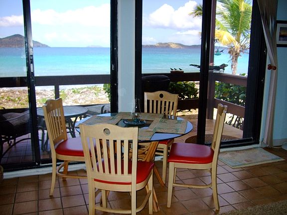 Sliding doors to porch 