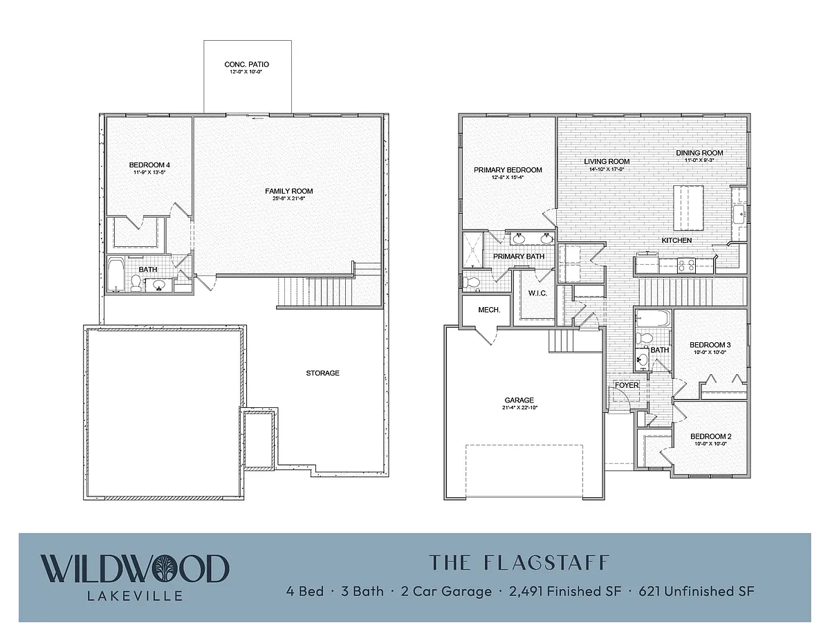 Floor plan The Flagstaff - Single Family Home