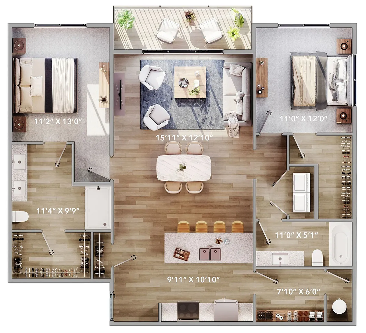 Floor plan Jib