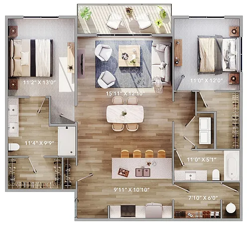 Floor plan Jib