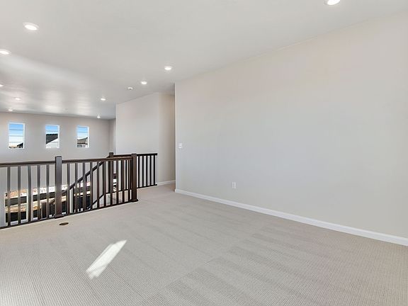 An inviting second-floor loft