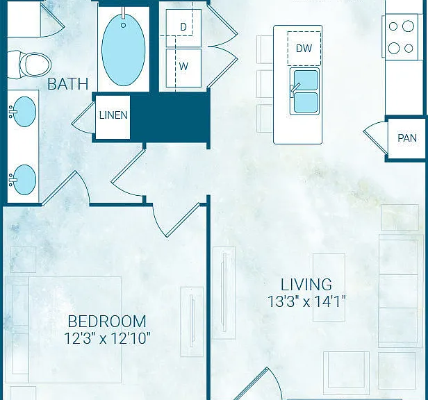 A8 FLEX floor plan THE REFLECTION AT MONTGOMERY RIDGE
