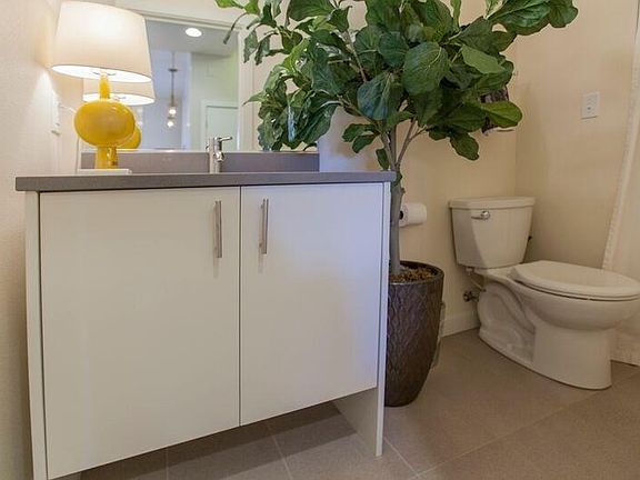 Downstairs powder room