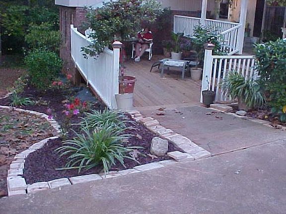 front flower garden