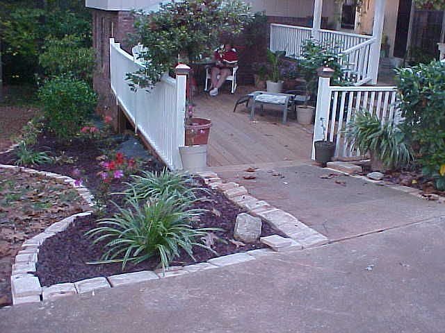 front flower garden