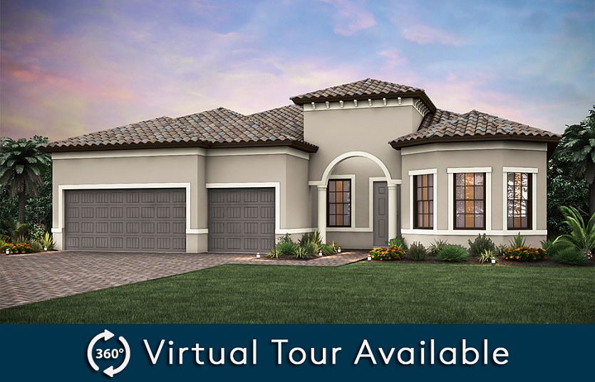 Home Exterior FM2A with bay window and tile roof