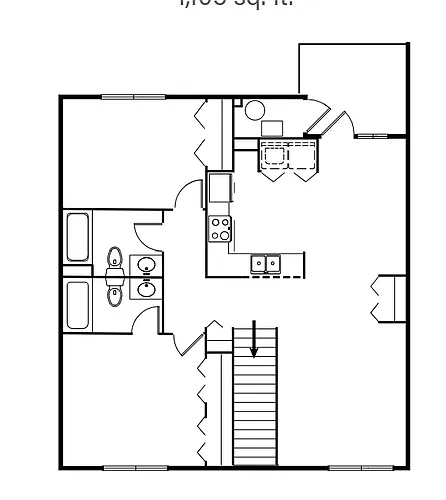 Floor plan 2 Bedroom