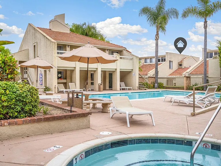 View of the unit from the community jacuzzi