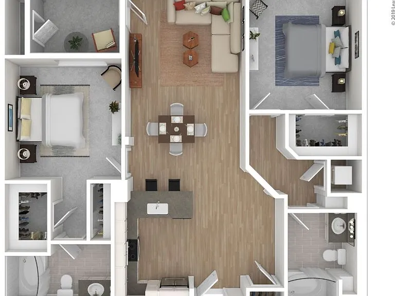 B2: 2bed 2bath B2: 2bed 2bath