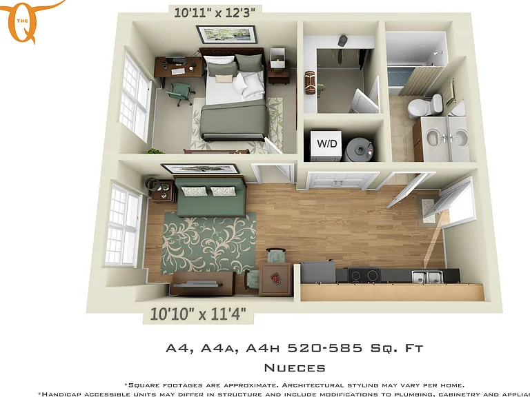 The Quarters Nueces House (Student Housing - Rent by the Bed) — Photo 100