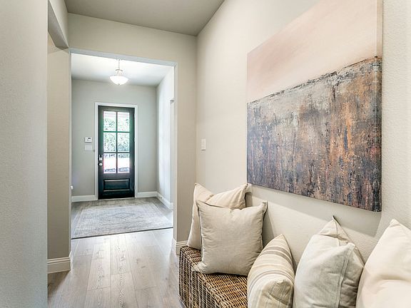 Entryway of Stone Eagle home in Azle, TX by Kindred Homes
