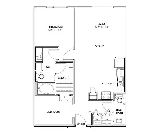 Floor plan A2 - III