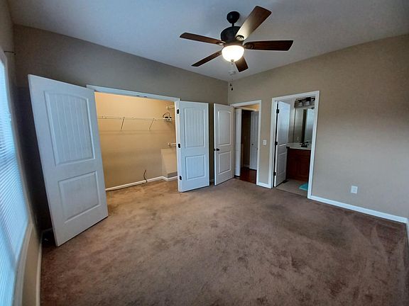 Master bedroom with large closet