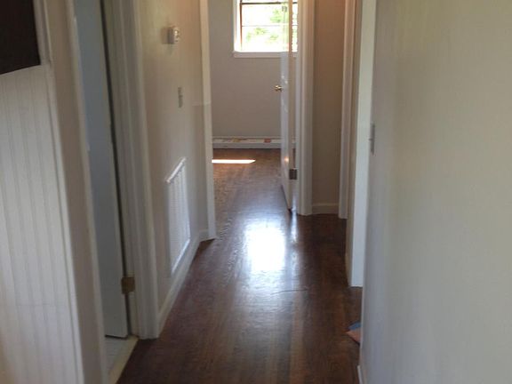 Hallway, refin flooring throughout