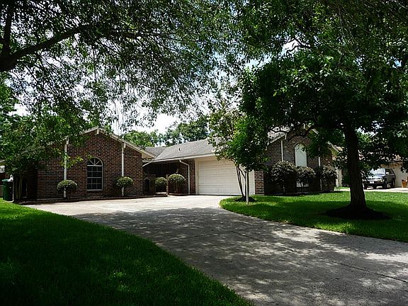 Circular driveway.