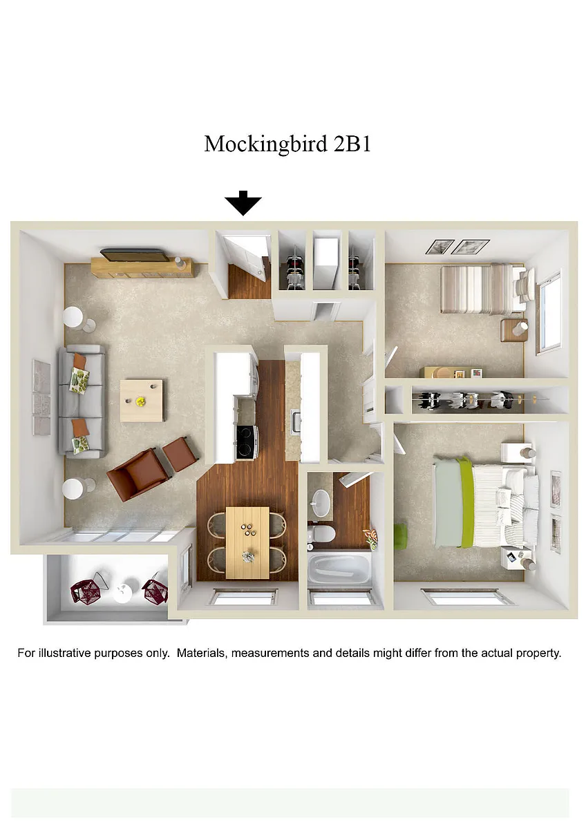 Floor plan Mockingbird
