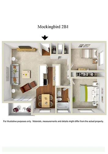Floor plan Mockingbird
