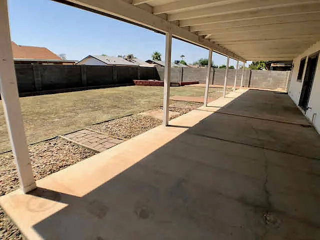 Large Covered Patio