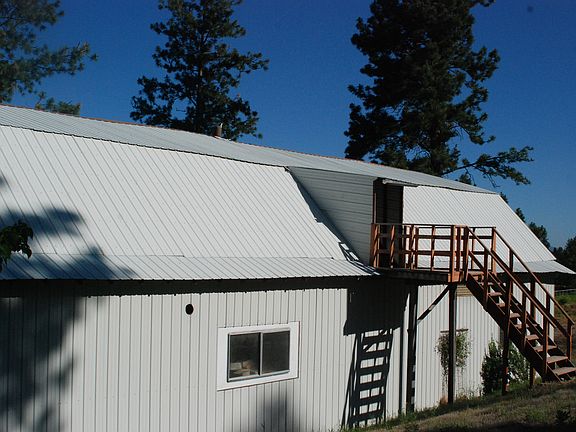 East side of barn