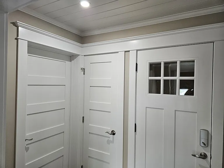 Entry door to the apartment