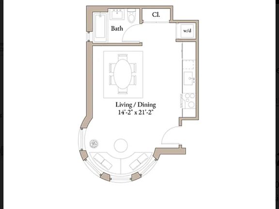 2nd image of 186 Clinton Ave #2A