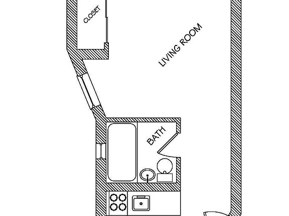 2nd image of 414 W 49th St APT 5A
