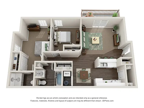 Floor plan Oquirrh