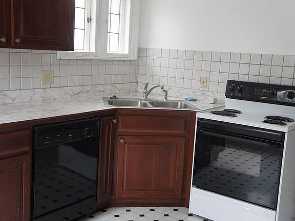 kitchen with cherry cabinets