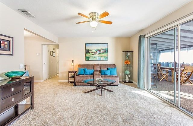 Walking into your living room