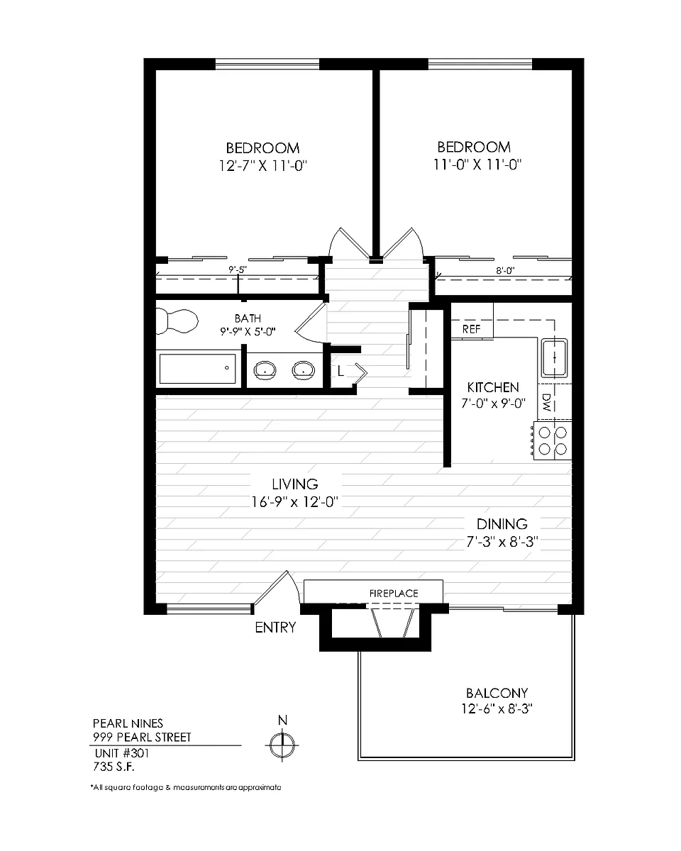 Floor plan 2 Bedroom