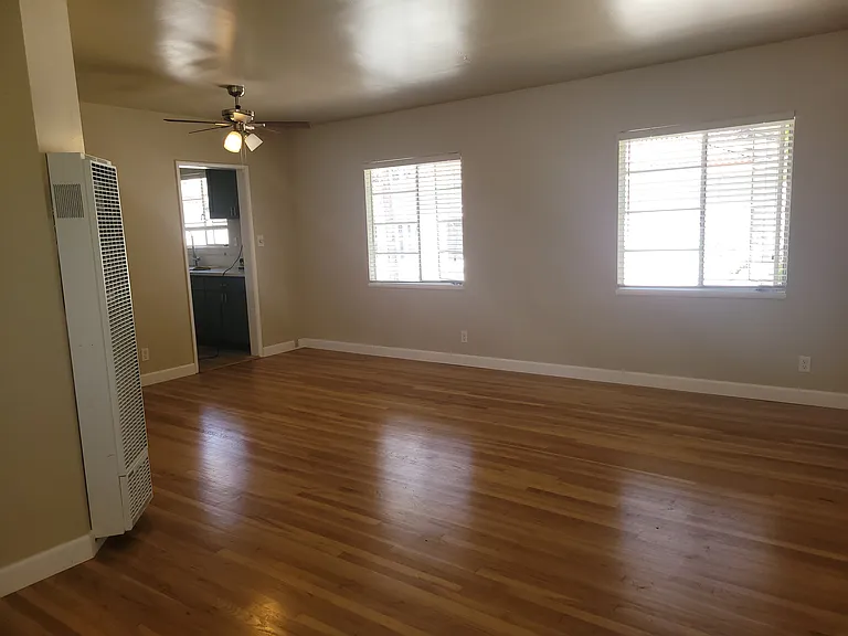 Dining area near kitchen entrance.