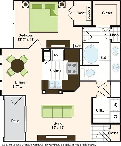 B | 1x1 | 840 sq ft B | 1x1 | 840 sq ft