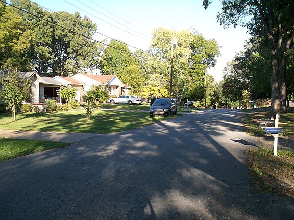 view of neighborhood taken from driveway