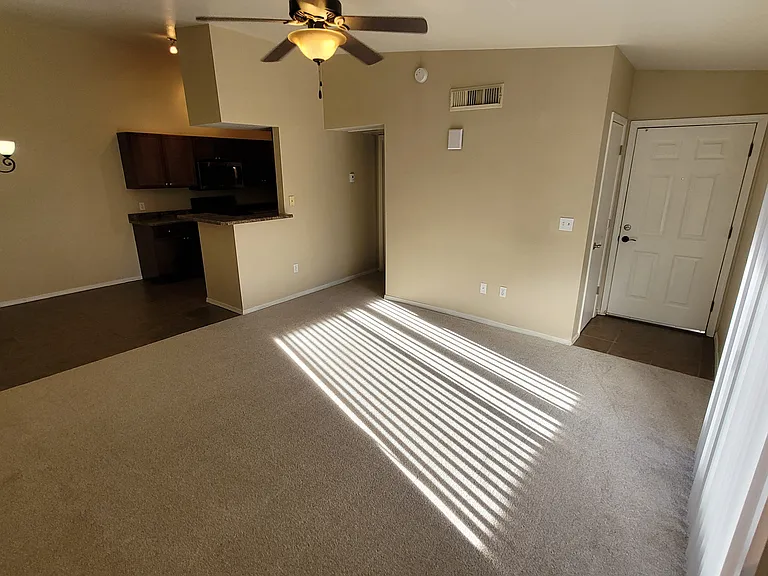 Living room and Kitchen