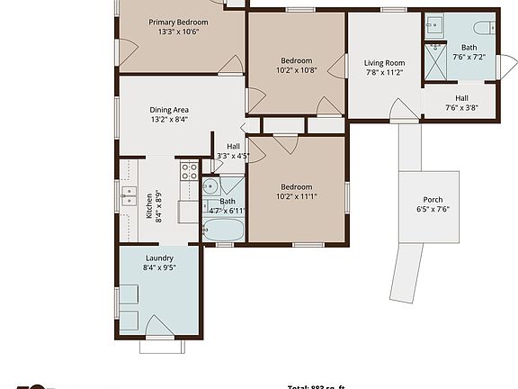 2nd image of 9124 FREE Avenue