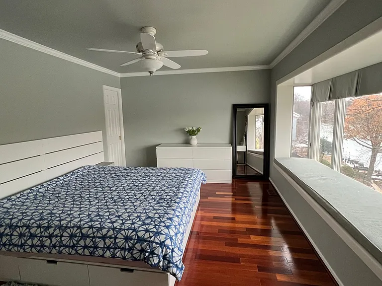 Second floor: master bedroom
