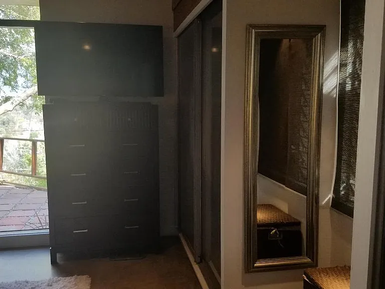 Primary bedroom featuring two spacious double closets.