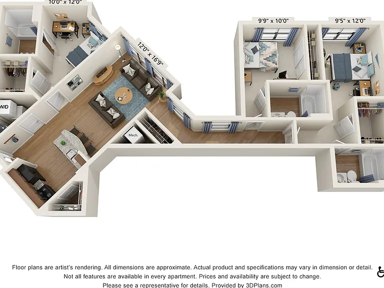 3 Bedroom 3 Bathroom E 3 Bedroom 3 Bathroom E