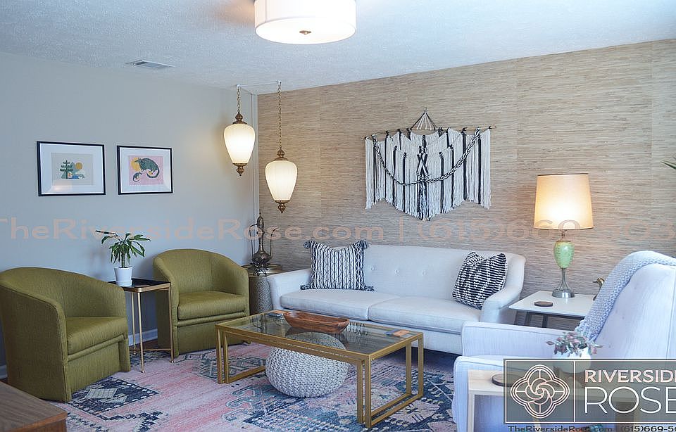 Living room MCM/Boho design